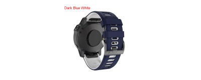 22mm 26mm Rubber Watchband Silicone Easyfit Strap For Garmin Fenix  6 Pro 6X Pr Fenix 3 HR Forerunner 935